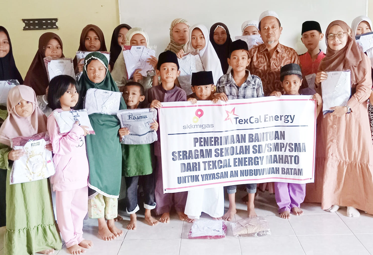 Bantuan Seragam Texcal Energy Yamato