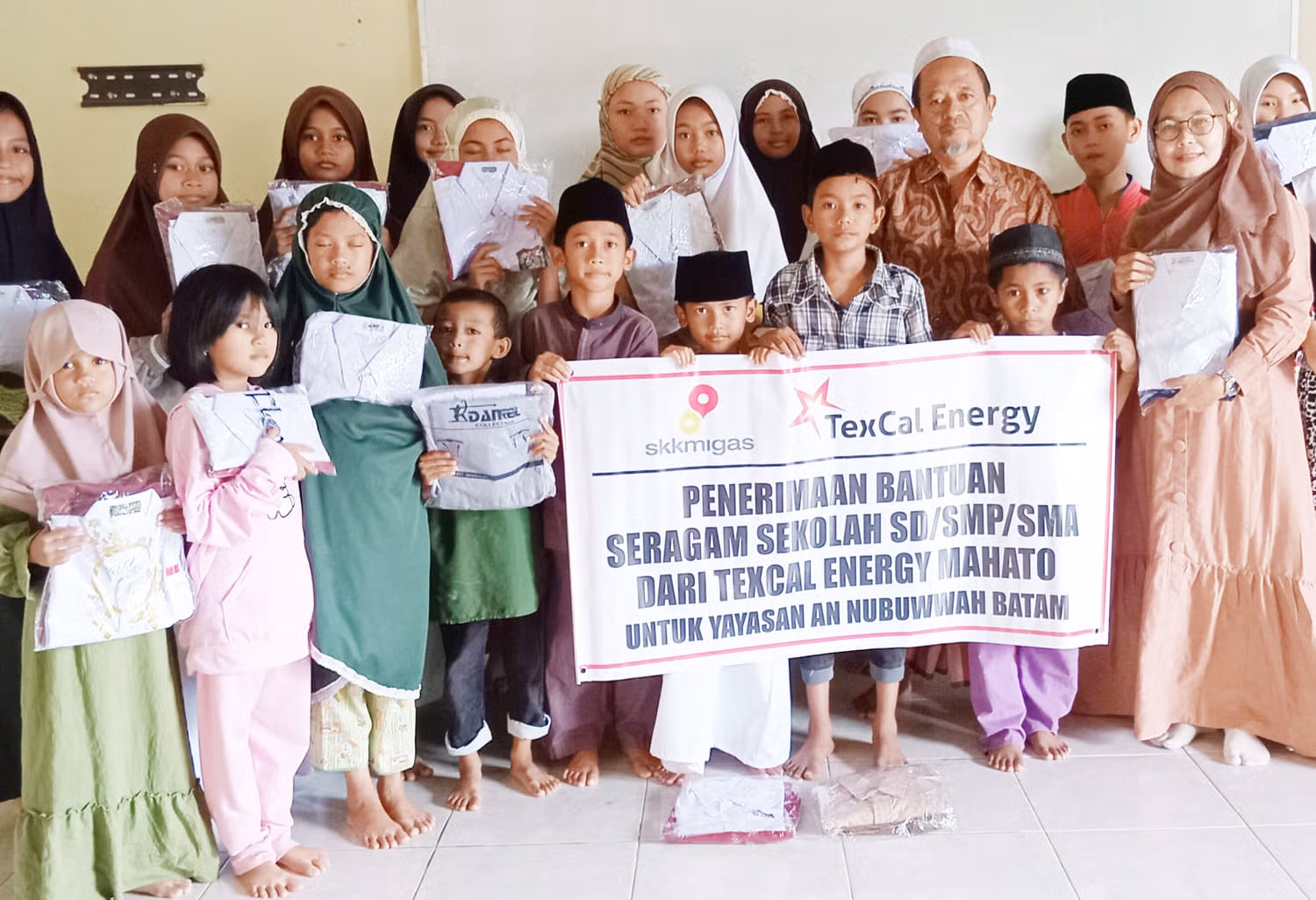 Bantuan Seragam Texcal Energy Yamato